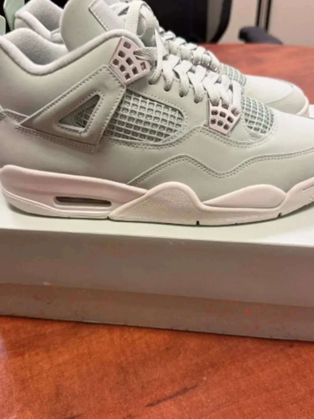 Nike Air Jordan 4 Retro Seafoam Sail Silver